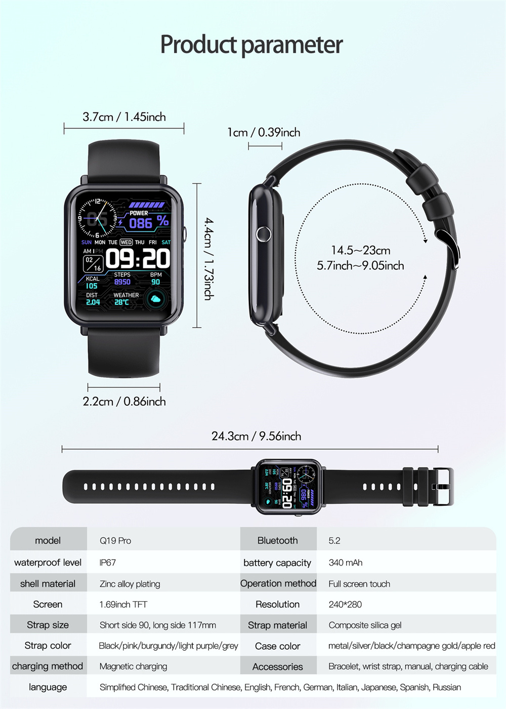Smart waterproof watch - Imagen 8