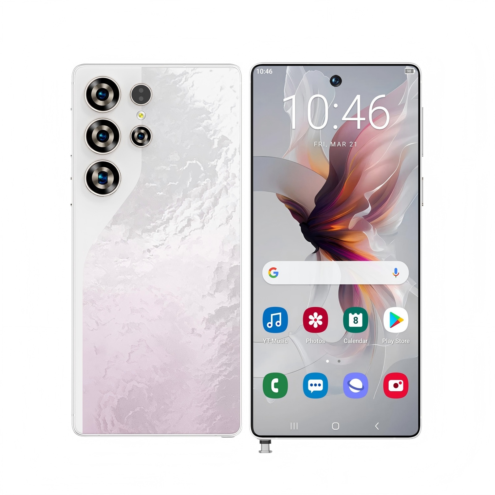 C26 Ultra 5G Unlocked Smartphone, 8GB RAM 256GB Storage Android 15 Cell Phone, 6.9inch FHD Display, 8000mAh Long Battery, Dual SIM, Face & Fingerprint Unlock, GPS, Built-in Stylus - Imagen 8