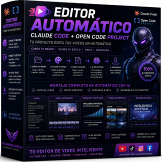 Editor de Video IA — Corrección + Montaje Automático